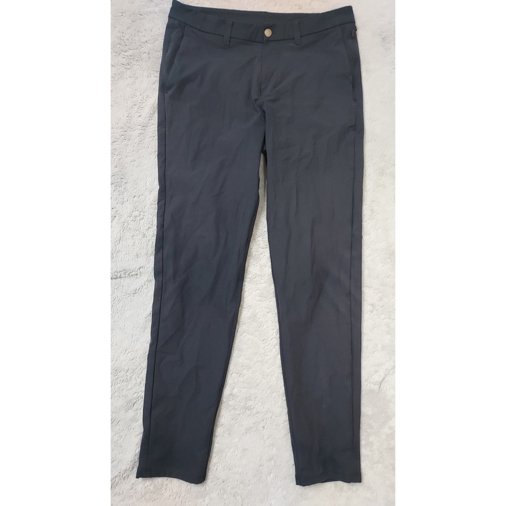 Lululemon Pants Mens 33x32 Commission Slim Fit Warpstreme Navy Blue Faded Preppy